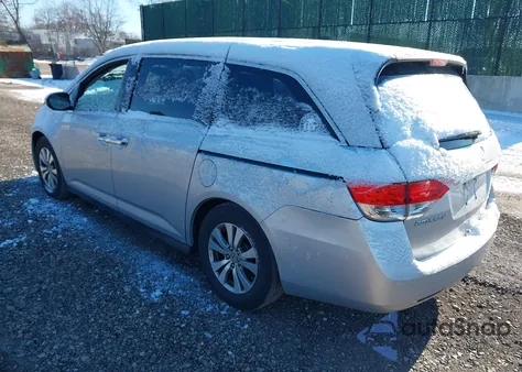 2015 Honda Odyssey Ex from USA, damaged, VIN 5FNRL5H45FB045755